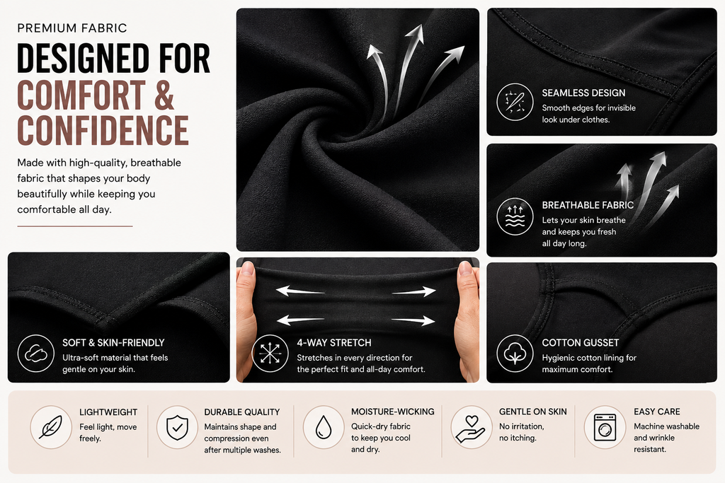 Bodysuit control de abdomen sin costuras