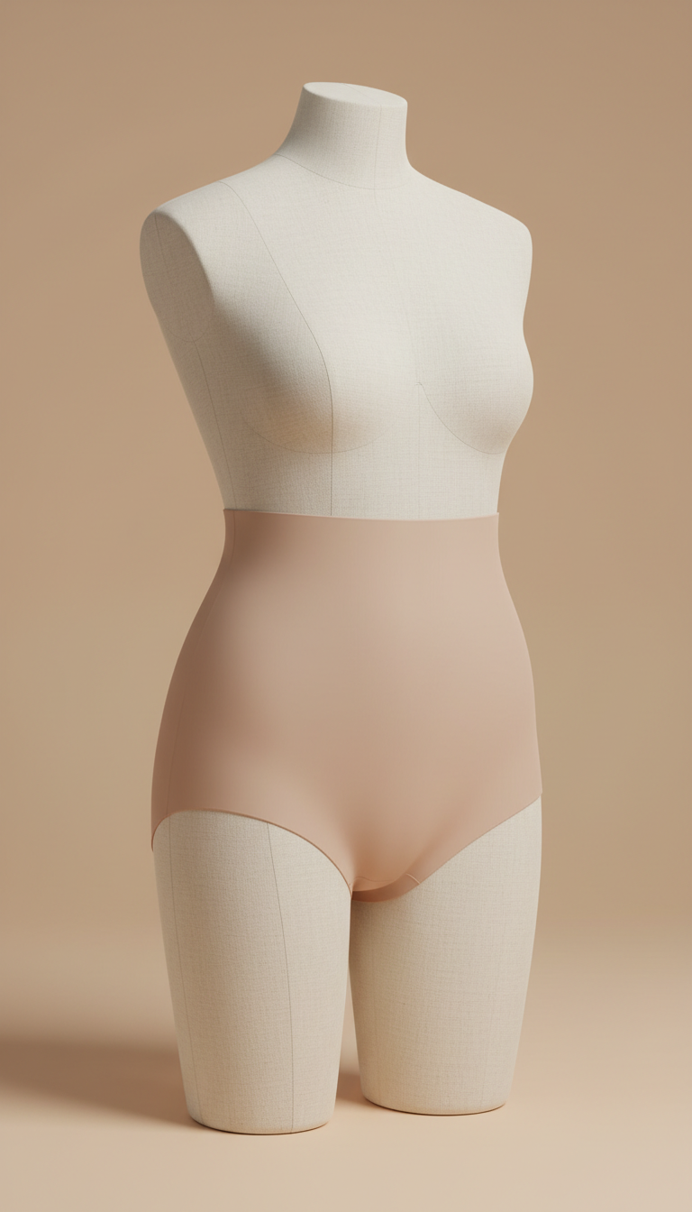 High-Waist Shaping Brief Barely Blush